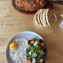 Avocado toast and menemen Avocado toast and menemen