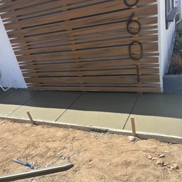 Concrete install