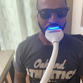 Get A Brighter Smile - My husband's treatment #1 - Teeth Whitening Near Me