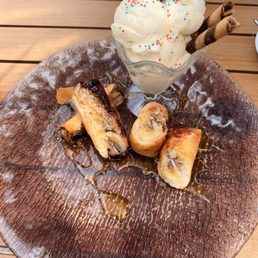 fried banana dessert fried banana dessert