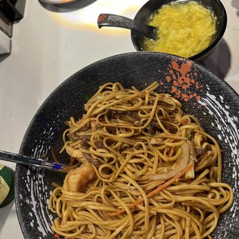 Sakura Bistro - Chicken and shrimp chow mein - Asian Fusion Near Me - Magnolia, Texas Sakura Bistro - Chicken and shrimp chow mein - Asian Fusion Near Me - Magnolia, Texas
