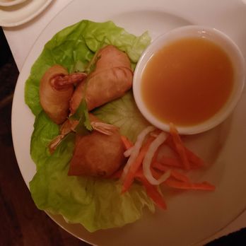 Le Colonial - Tom Cuon Ram (Chicken and shrimp beignets) - Vietnamese Near Me - Chicago, Illinois Le Colonial - Tom Cuon Ram (Chicken and shrimp beignets) - Vietnamese Near Me - Chicago, Illinois