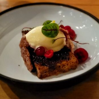 Alta Bistro - Pumpkin bread pudding - French Near Me - Whistler, British Columbia Alta Bistro - Pumpkin bread pudding - French Near Me - Whistler, British Columbia