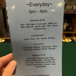 Bobby McShane's  - Menu