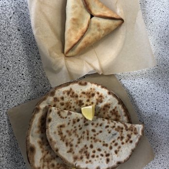 Jack's Bakery & Eatery - spinach boyreg & lahmajun  (aka "Armeniana pizza") - Bakeries Near Me - Garden Grove, California
