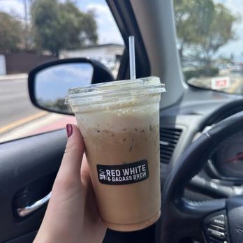 Red White and Badass Brew - Gone Bananas latte - Coffee & Tea Near Me - La Mesa, California Red White and Badass Brew - Gone Bananas latte - Coffee & Tea Near Me - La Mesa, California