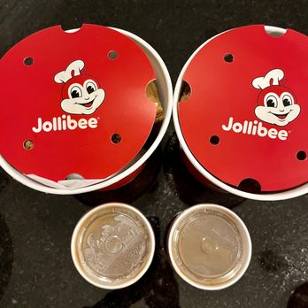 Jollibee - Two tubs of Chickenjoy along with two of the brown gravy - everyday all day long!!! - Filipino Near Me - Chantilly, Virginia