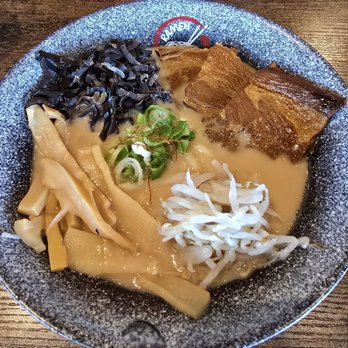 Ramen @ 805 - Shoyu Ramen - Pork Bone Broth with Shoyu Base & Garlic Paste. Toppings: Pork Chashu, Bamboo Shoots, Wood Ear Mushrooms, Green onion. - Ramen Near Me - Paso Robles, California Ramen @ 805 - Shoyu Ramen - Pork Bone Broth with Shoyu Base & Garlic Paste. Toppings: Pork Chashu, Bamboo Shoots, Wood Ear Mushrooms, Green onion. - Ramen Near Me - Paso Robles, California