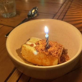 Campfire - My birthday cake! So delish and perfect amount for me and my bf. It's like a marshmallow cream filling! - New American Near Me - Carlsbad, California Campfire - My birthday cake! So delish and perfect amount for me and my bf. It's like a marshmallow cream filling! - New American Near Me - Carlsbad, California