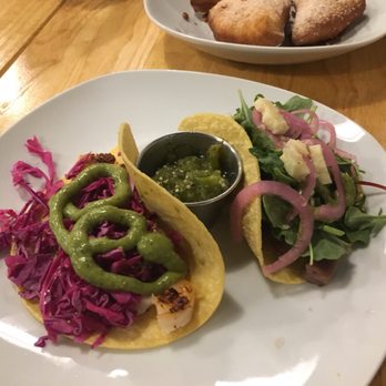Lightworks Cafe - Shrimp Taco & Sugar Steak Taco - Cafes Near Me - Cedar Rapids, Iowa
