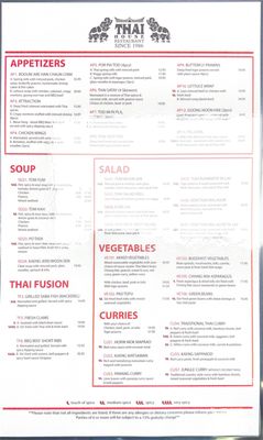 Menu photo 8 Thai House Restaurant North Vancouver, BC