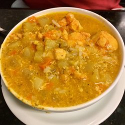 Padaria Ideal - Chicken rice and vegetable soup