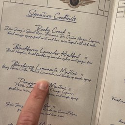 Signature cocktails at the Captain