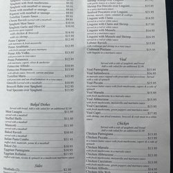 Tony and Dominick's Pizza - Menu