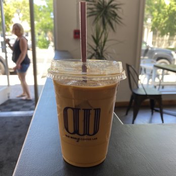 Old World Coffee Roasters - Iced vanilla latte with oat milk. One add shot. - Coffee & Tea Near Me - Reno, Nevada