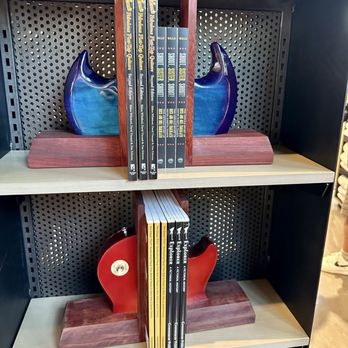 The Gibson Garage - Gibson Les Paul and SG Book holder - Guitar Stores Near Me - Nashville, Tennessee
