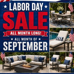 The Patio Furniture Collection - Labor Day Sale All Month of September!