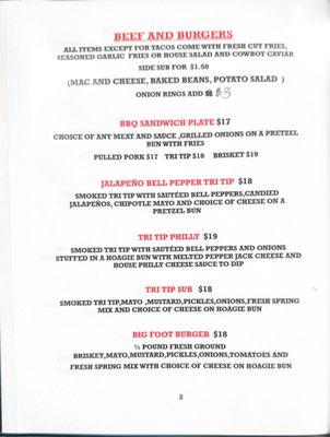 Menu photo 2 Cali Jays Hayfork, CA Menu photo 2 Cali Jays Hayfork, CA