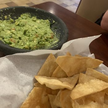 El Cazador - Fresh guac with flour tortilla chips. - Mexican Near Me - Modesto, California