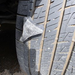 Its punctured and leaking air. Yay!!! Its punctured and leaking air. Yay!!!