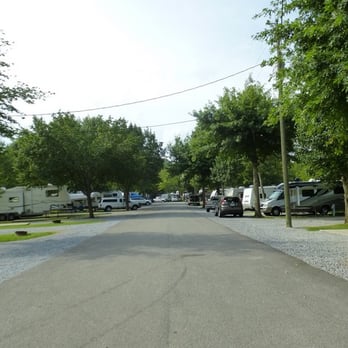 Creekside RV Park - Back row - Campgrounds Near Me - Pigeon Forge, Tennessee