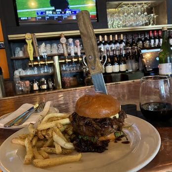 The Six Chow House - Hamburger. Not six  Drunken Burger - New American Near Me - Studio City, California