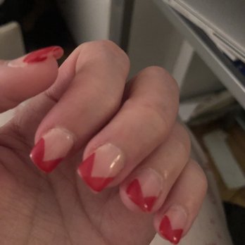 Spa Ella - Nails look very pretty but below that there is a really bad work done - Nail Salons Near Me - Brooklyn, New York Spa Ella - Nails look very pretty but below that there is a really bad work done - Nail Salons Near Me - Brooklyn, New York