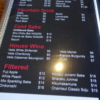 Midori Sushi and Grill - Menu - Sushi Bars Near Me - Tehachapi, California