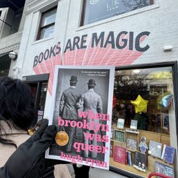 Hugh Ryan's "When Brooklyn was Queer in front of Books are Magic. Hugh Ryan's "When Brooklyn was Queer in front of Books are Magic.