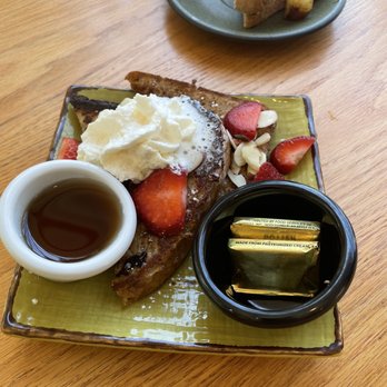 Rainbow Restaurant - Side pumpkin bread French toast - Breakfast & Brunch Near Me - Fort Collins, Colorado Rainbow Restaurant - Side pumpkin bread French toast - Breakfast & Brunch Near Me - Fort Collins, Colorado