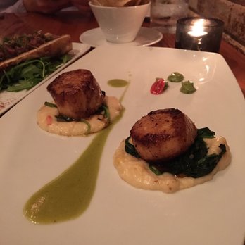 Bliss - Seared Scallops - New American Near Me - San Antonio, Texas