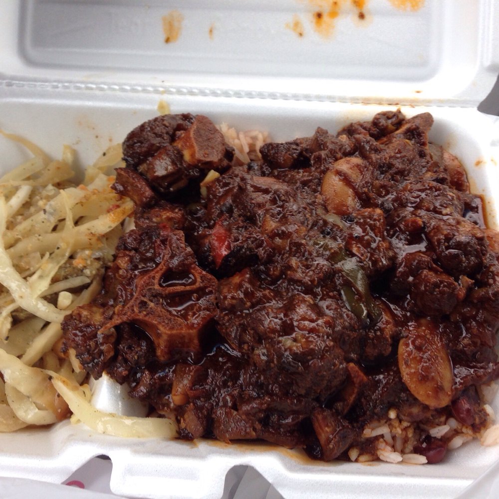 Bennett 5 Star Grill - Oxtails and cabbage were really good. - Caribbean Near Me - Clarksville, Maryland