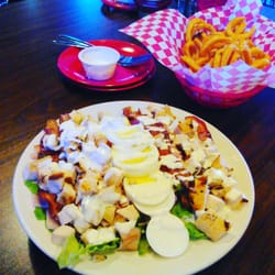 Wing Attack - My favorite!! The Cobb salad with grilled chicken!! Amazing!!