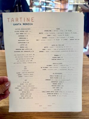 Menu photo 4 Tartine Santa Monica, CA Menu photo 4 Tartine Santa Monica, CA