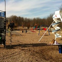 Dr James A Dillon Park - Looking NE toward playground.