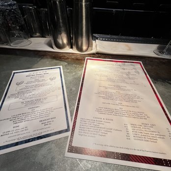 The Cavalier - Menu - New American Near Me - San Francisco, California