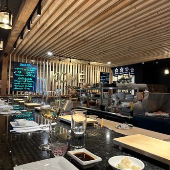 Komé - bar area - Sushi Bars Near Me - Dallas, Texas