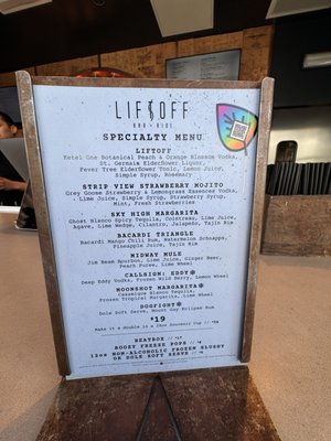 Menu photo 6 LIFTOFF Bar & Ride Las Vegas, NV