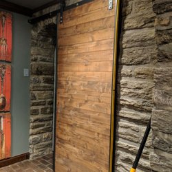 Stone Finish - Customer door installation