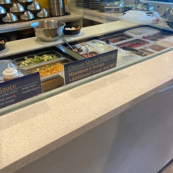 Poke Salad - a variety of salads on a counter - Poke Near Me - Stockton, California