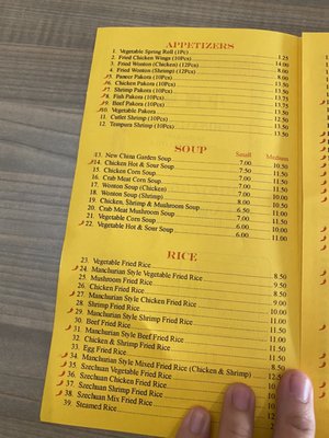 Menu photo 1 China Garden Mississauga, ON Menu photo 1 China Garden Mississauga, ON