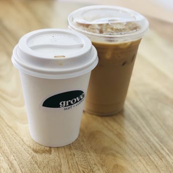 Grove Surf + Coffee - Coconut coffee one iced, one hot - Coffee & Tea Near Me - St. Pete Beach, Florida Grove Surf + Coffee - Coconut coffee one iced, one hot - Coffee & Tea Near Me - St. Pete Beach, Florida