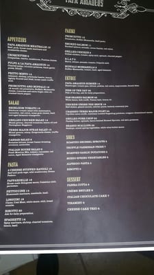 Menu photo 7 Papa Amadeos Spring, TX