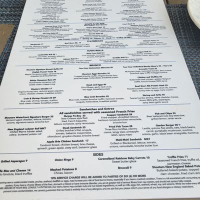 Menu photo 5 Shooters Waterfront Fort Lauderdale, FL Menu photo 5 Shooters Waterfront Fort Lauderdale, FL