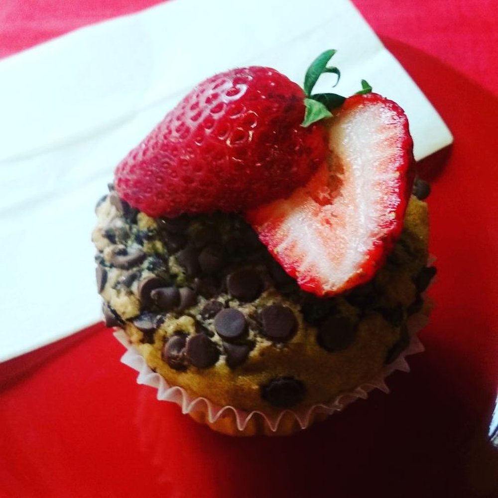 Karine's - Chocolate chip GF and vegan cupcake. - Breakfast & Brunch Near Me - Toronto, Ontario Karine's - Chocolate chip GF and vegan cupcake. - Breakfast & Brunch Near Me - Toronto, Ontario