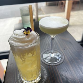 Lemon & Olive - Left- getting caught in the rain  Right- last word sour - Tapas/Small Plates Near Me - Eugene, Oregon