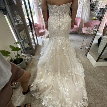 open lace back dress Backless Beaded-Print Designer Prom Dress with Slit Apple Green / 10 main image 0