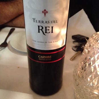 Caldeiras Restaurant - Bottle of wine that came with our dinner for two deal. - Portuguese Near Me - Fall River, Massachusetts