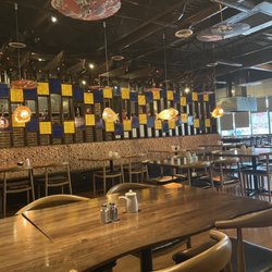Atami Grill & Sushi 2 - Love the fish lights can you see them.dinning room