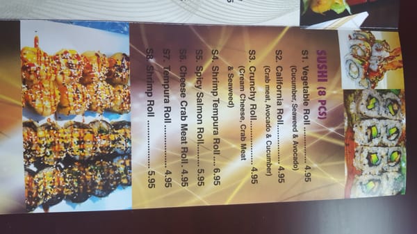 Menu photo 2 Hibachi Express Fayetteville, NC